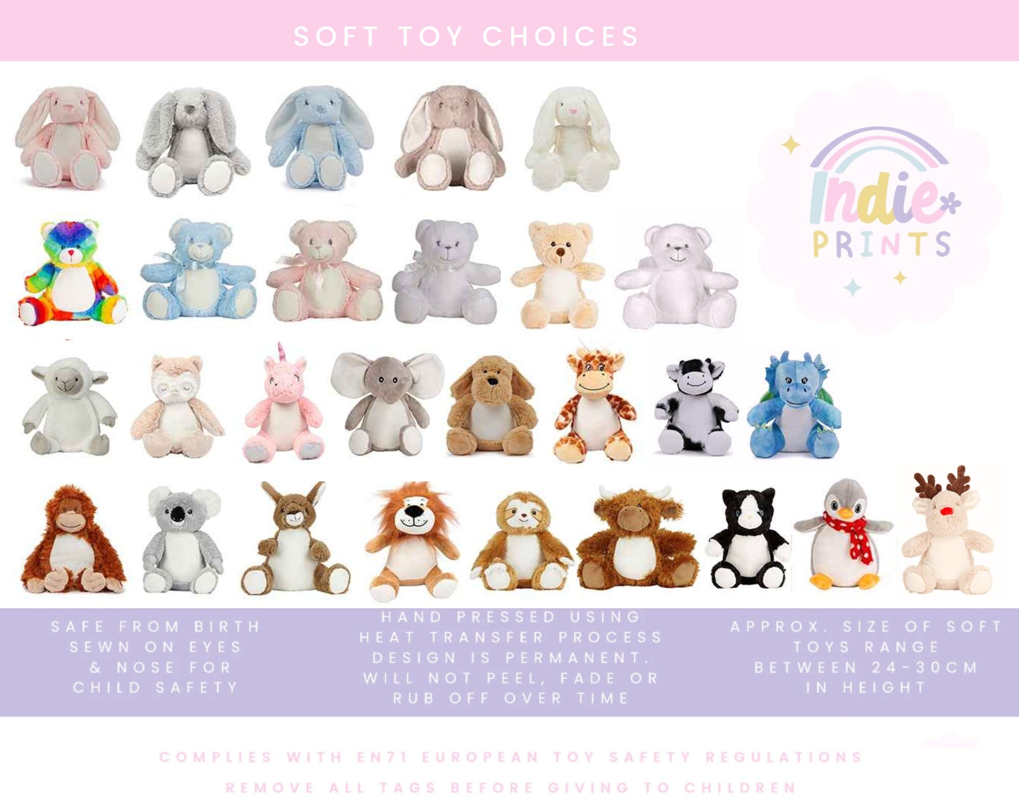 Personalised Sibling Soft Toy Gift