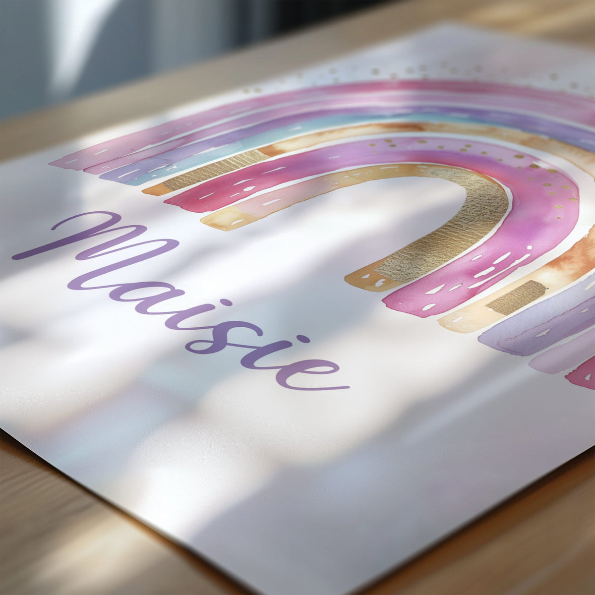 Personalised Unicorn Nursery Prints – Set of 3