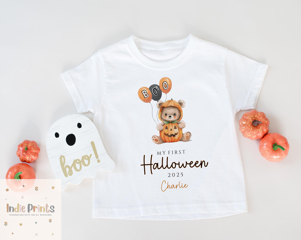 Personalised My First Halloween Teddy Bear Outfit