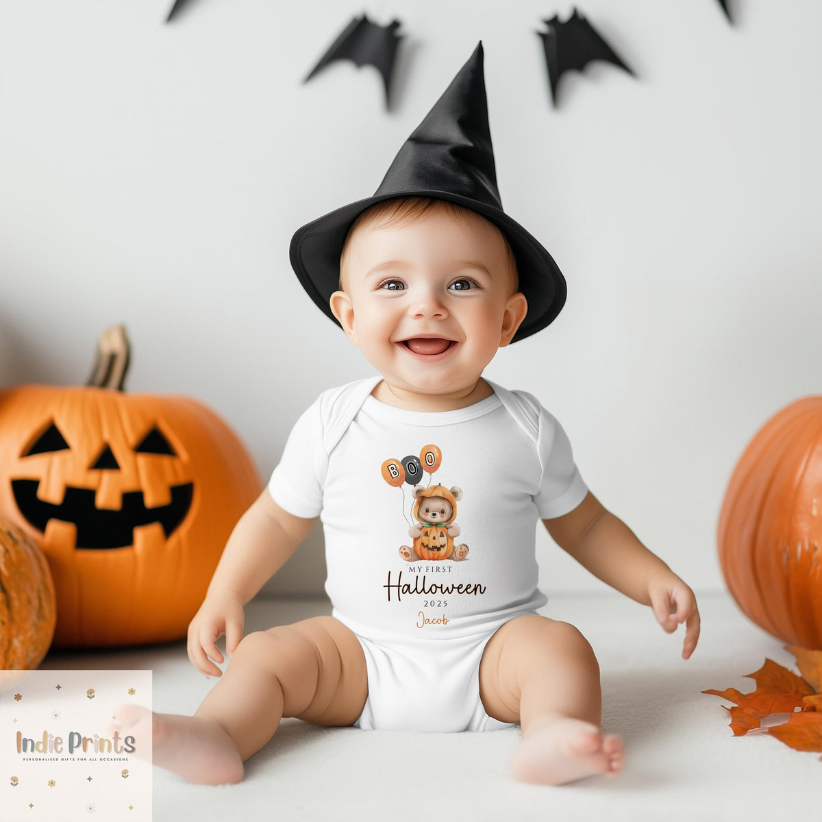 Personalised My First Halloween Teddy Bear Outfit
