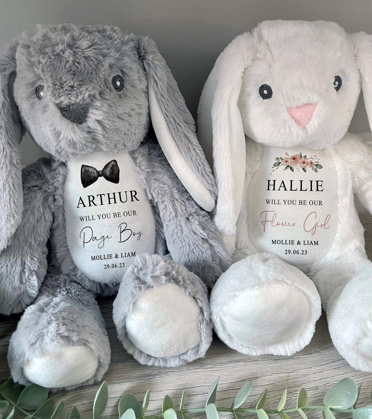 Personalised Wedding Proposal Soft Toy