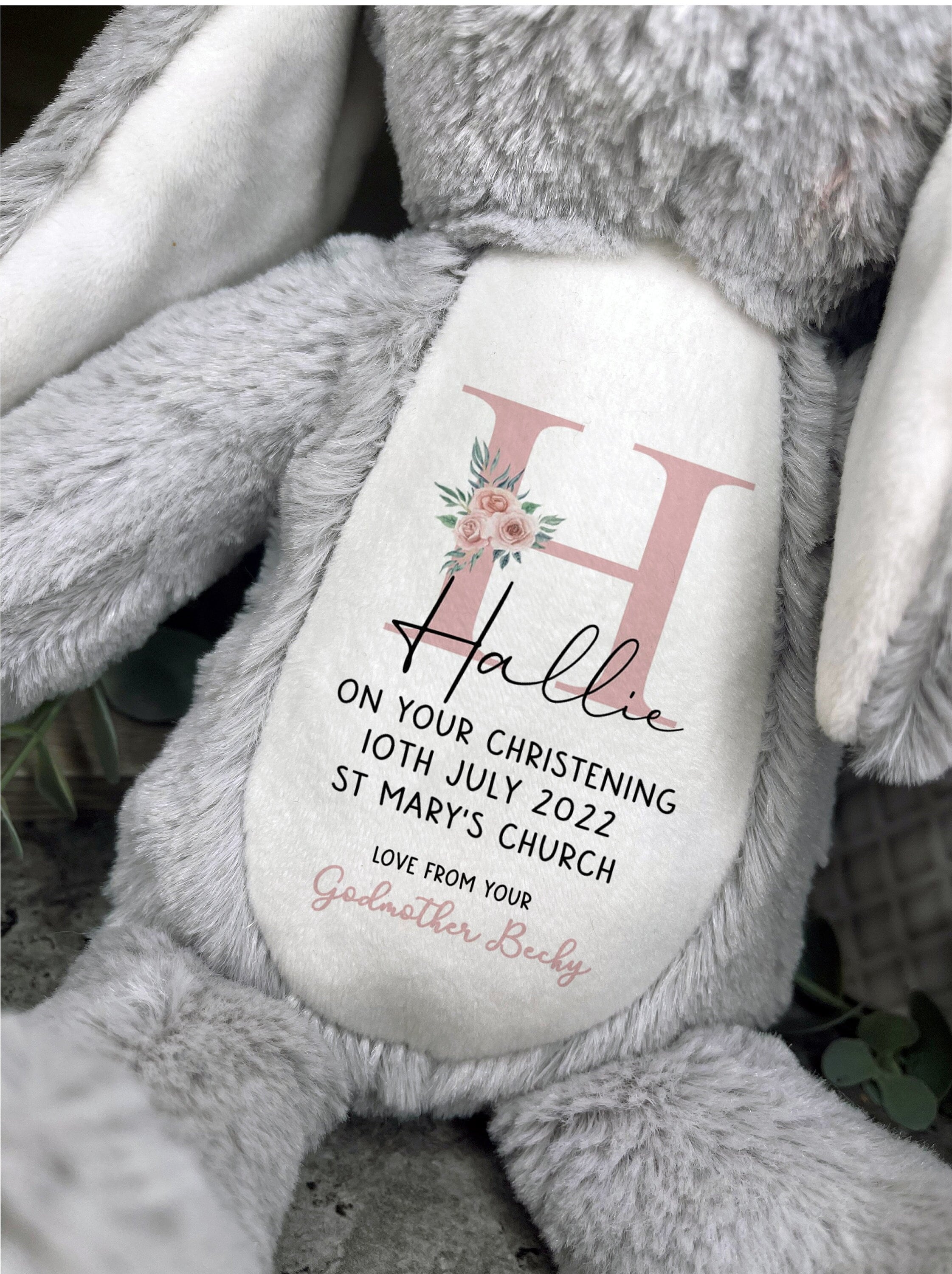 Personalised Christening Soft Toy for Boys & Girls