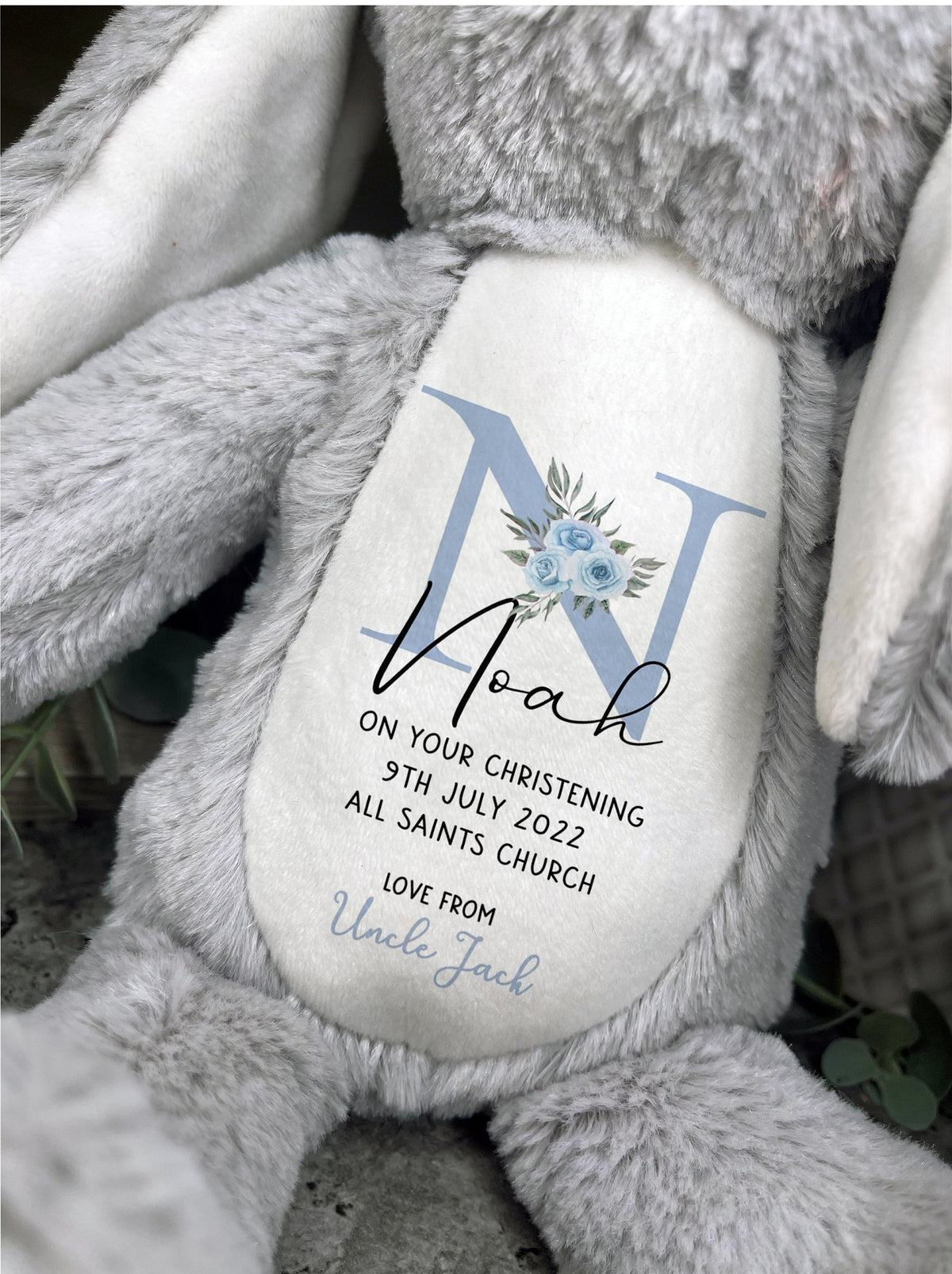 Personalised Christening Soft Toy for Boys & Girls
