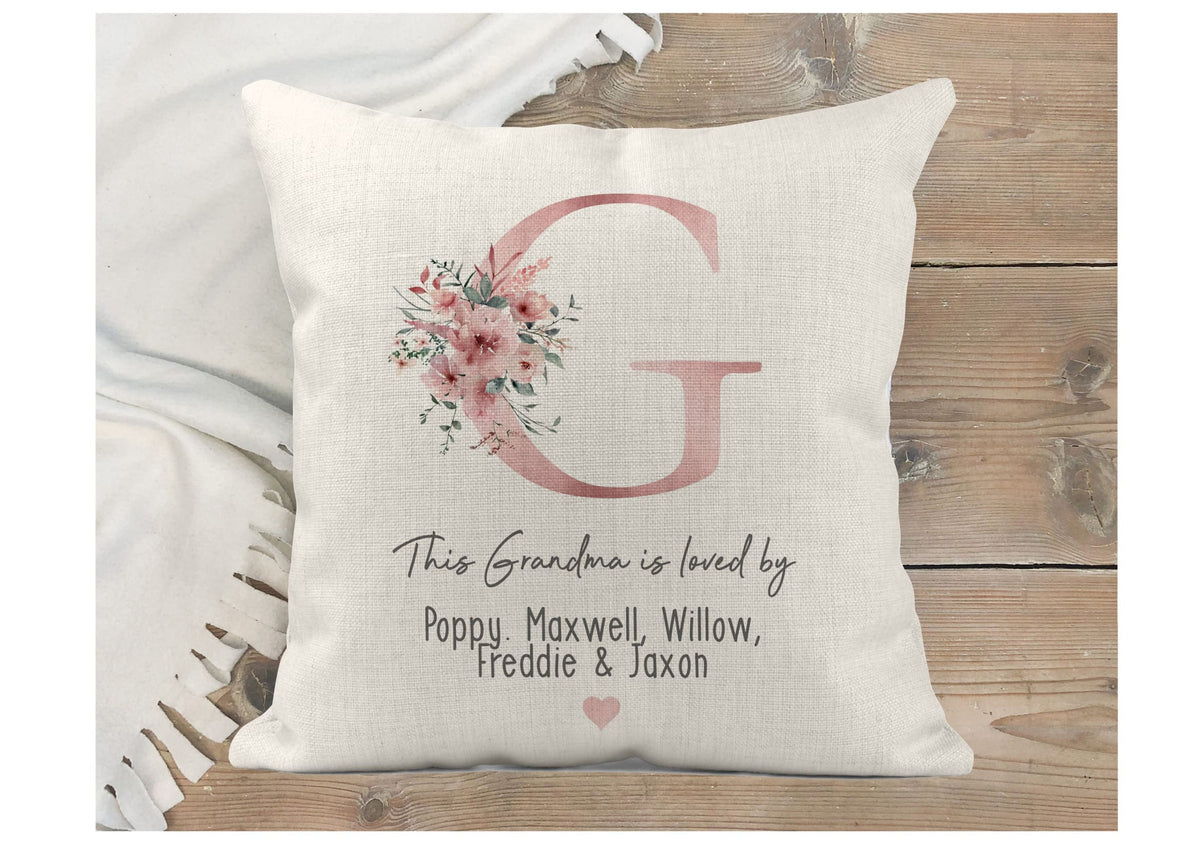 Personalised Nanna & Grandma Cushion