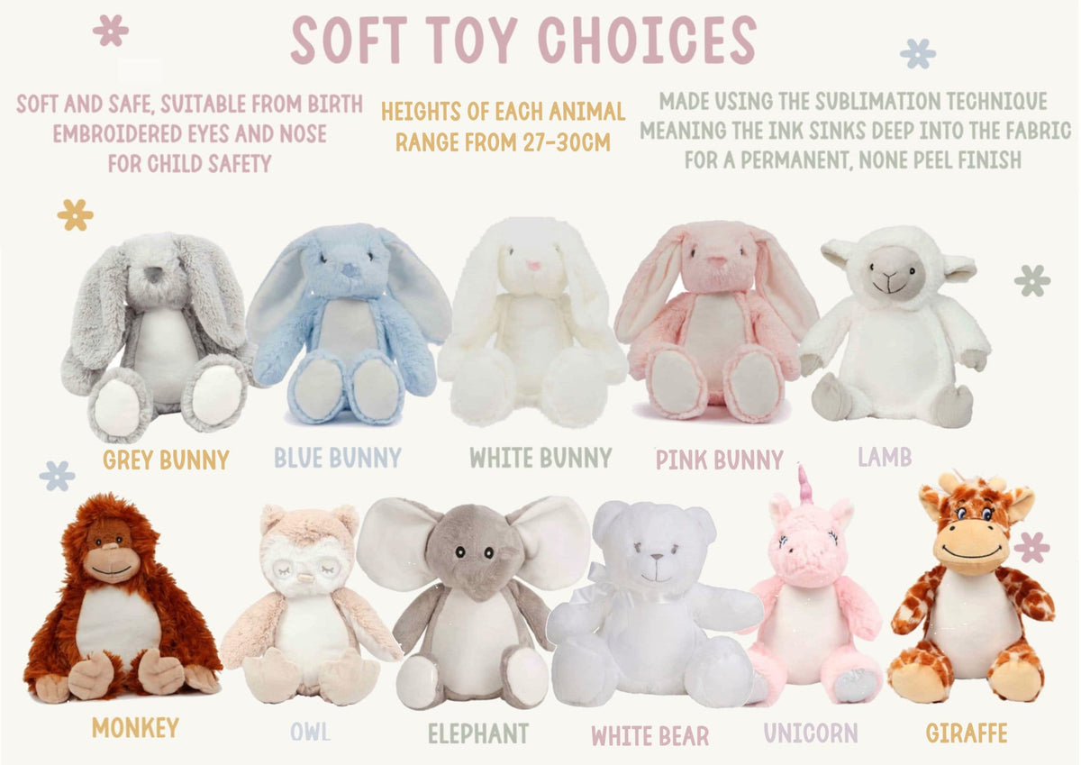 Personalised Big Sister or Brother Soft Toy
