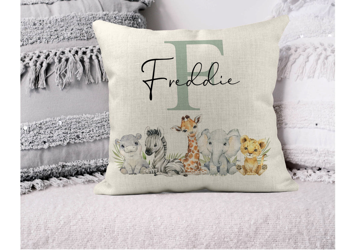 Safari Animal Nursery Cushion