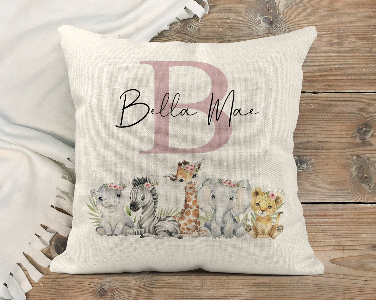 Safari Animal Nursery Cushion