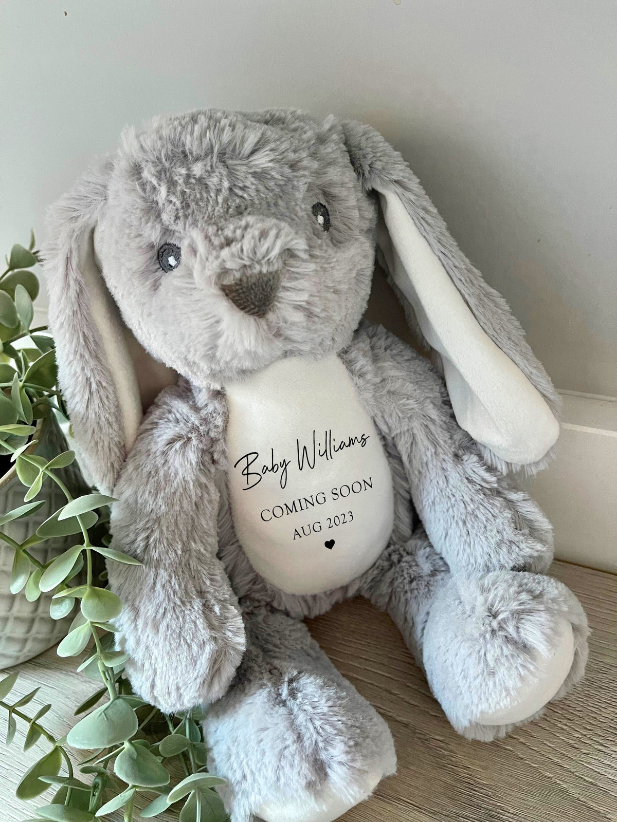 Personalised Pregnancy Announcement Soft Toy