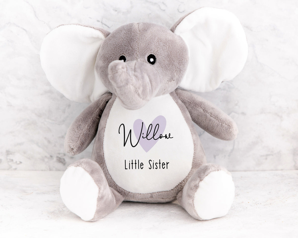 Personalised Big Sister & Little Sister Soft Toy