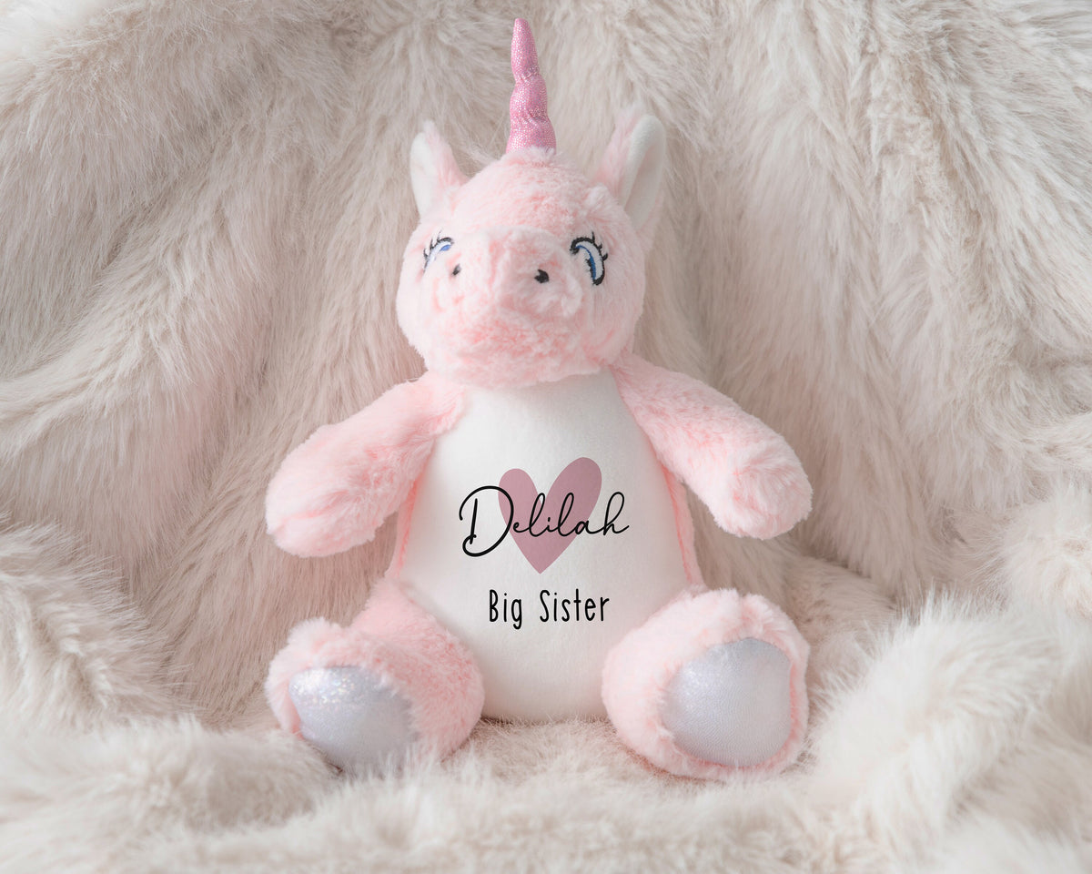 Personalised Big Sister & Little Sister Soft Toy