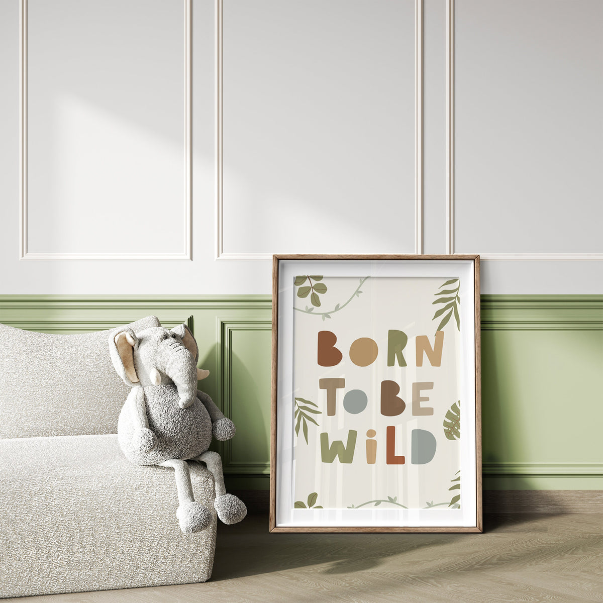 Born to Be Wild Safari Nursery Prints