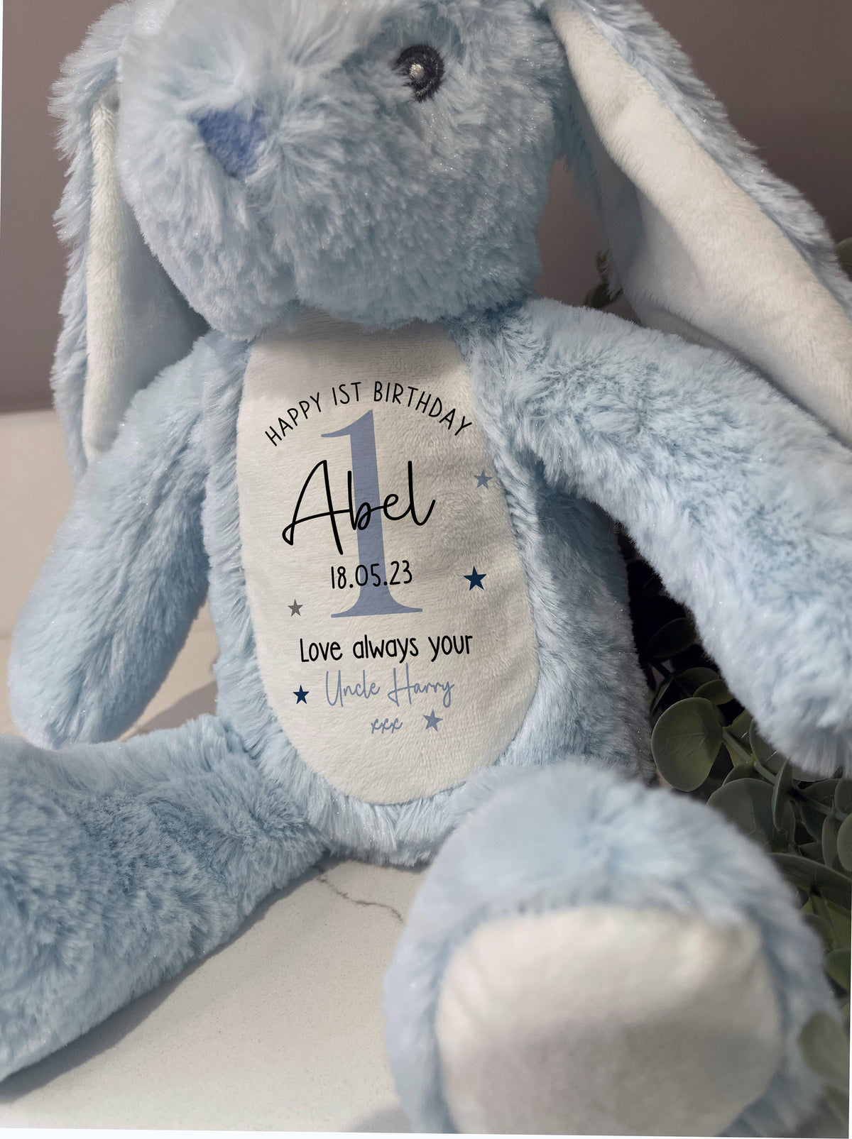 Personalised 1st Birthday Soft Toy Gift