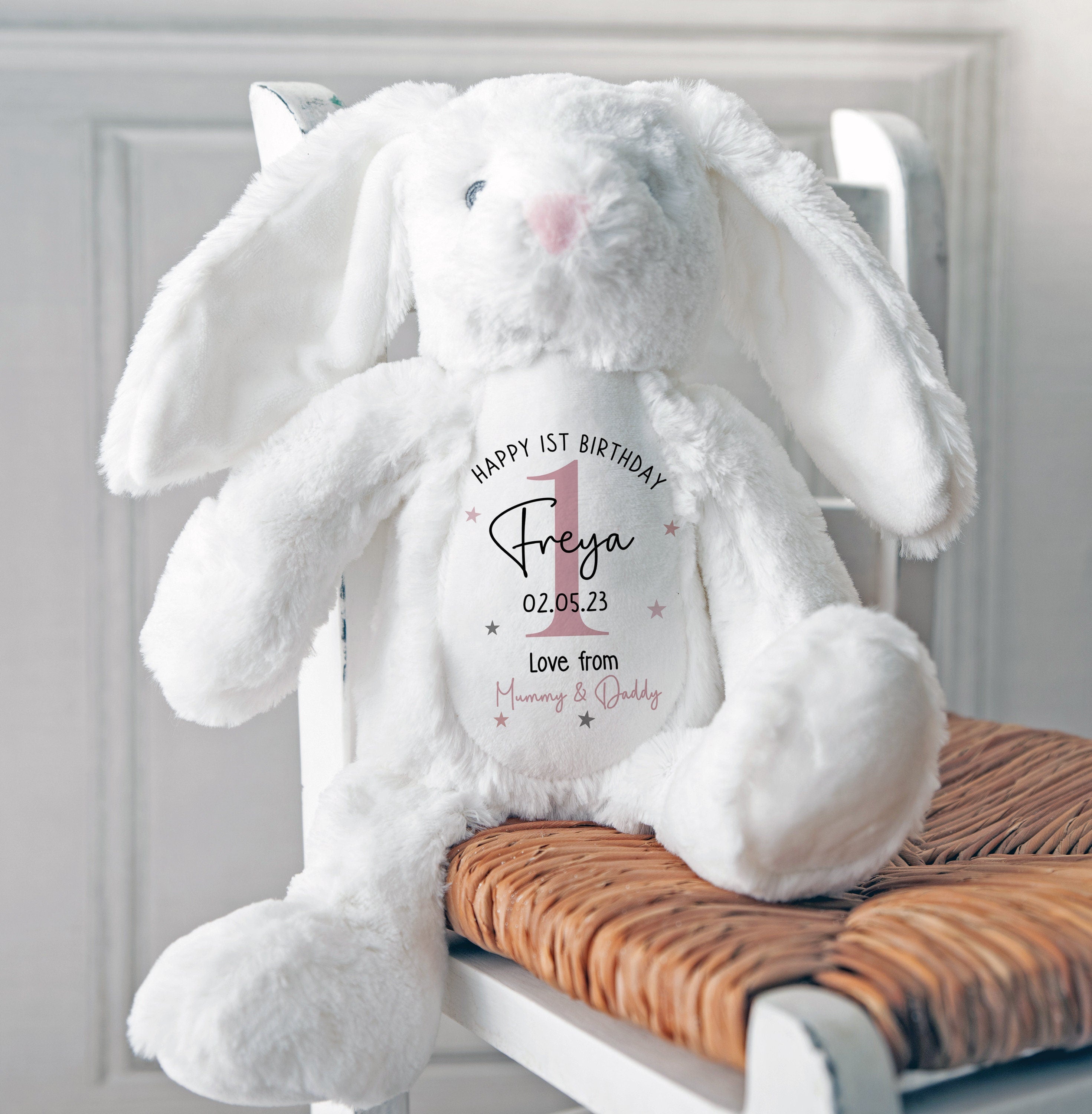Personalised 1st Birthday Soft Toy Gift