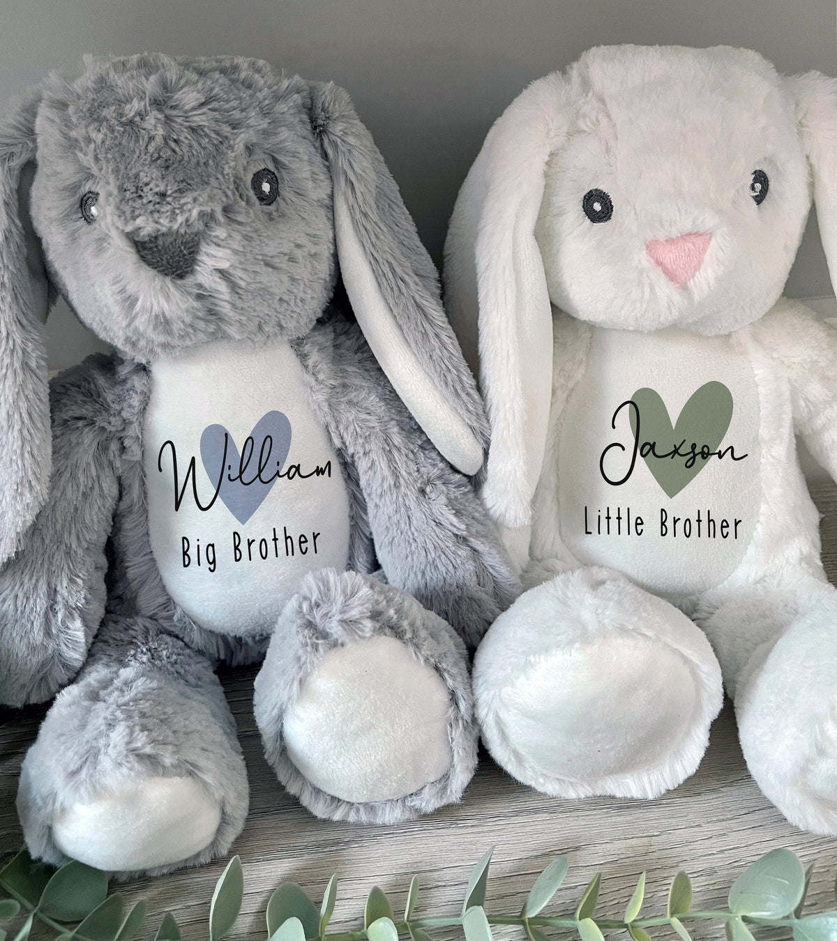 Personalised Big Brother & Little Brother Soft Toy