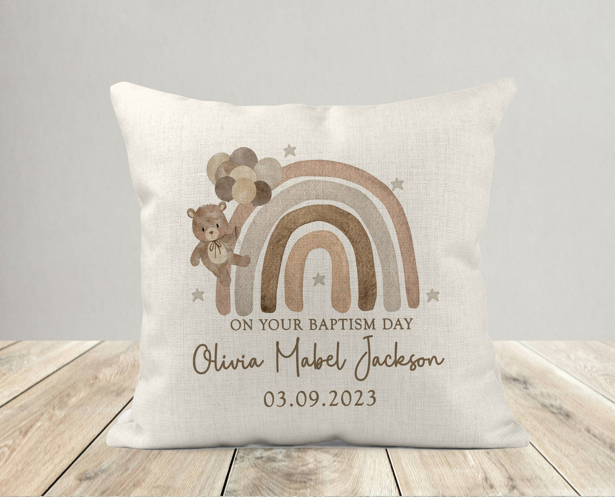 Personalised Christening & Baptism Cushion