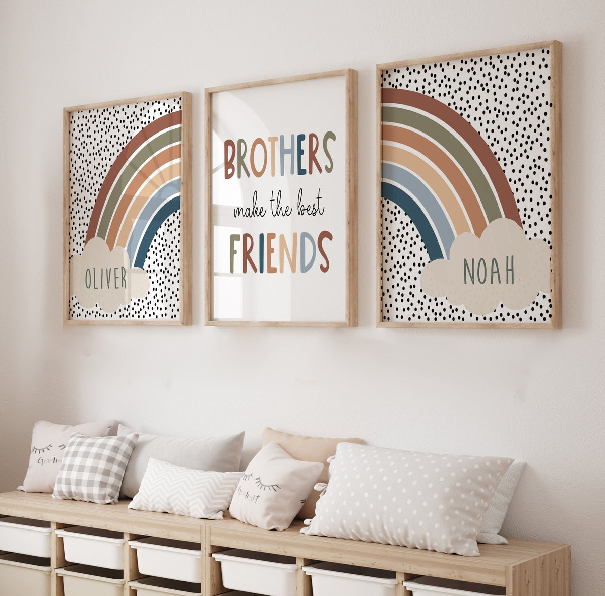 Personalised Brothers Bedroom Prints