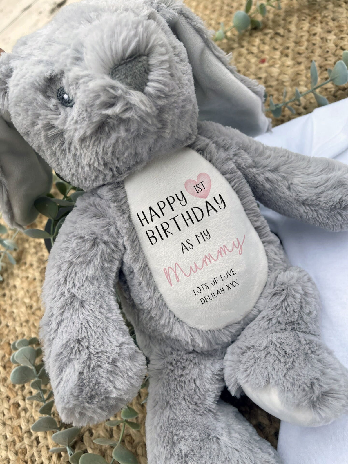 Personalised First Birthday as My Mummy Soft Toy