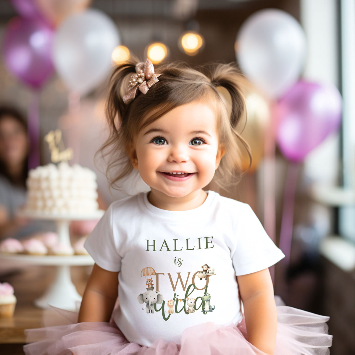 Personalised Two Wild Second Birthday T-Shirt