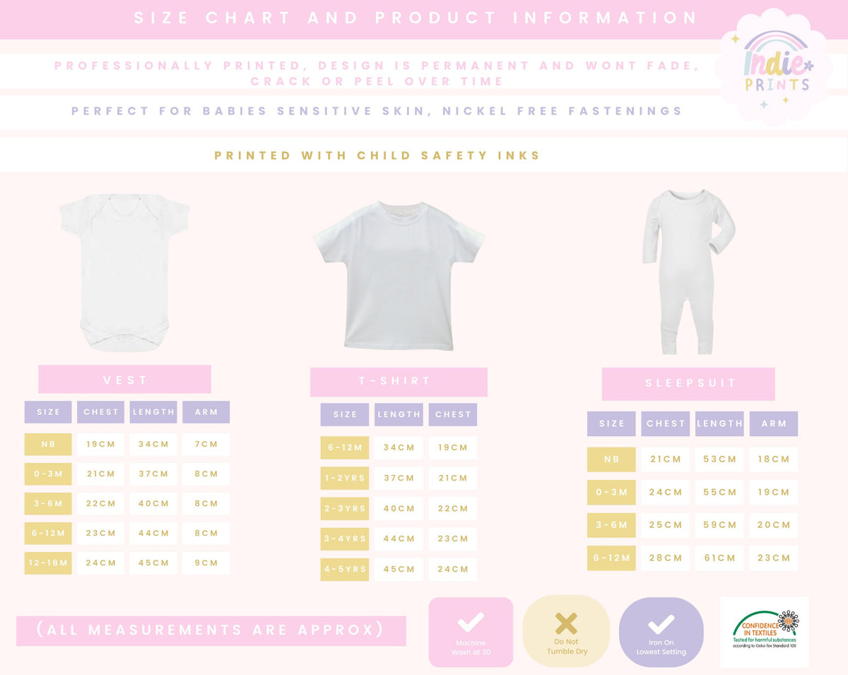 Personalised Matching Sibling T-Shirts and Baby Outfits