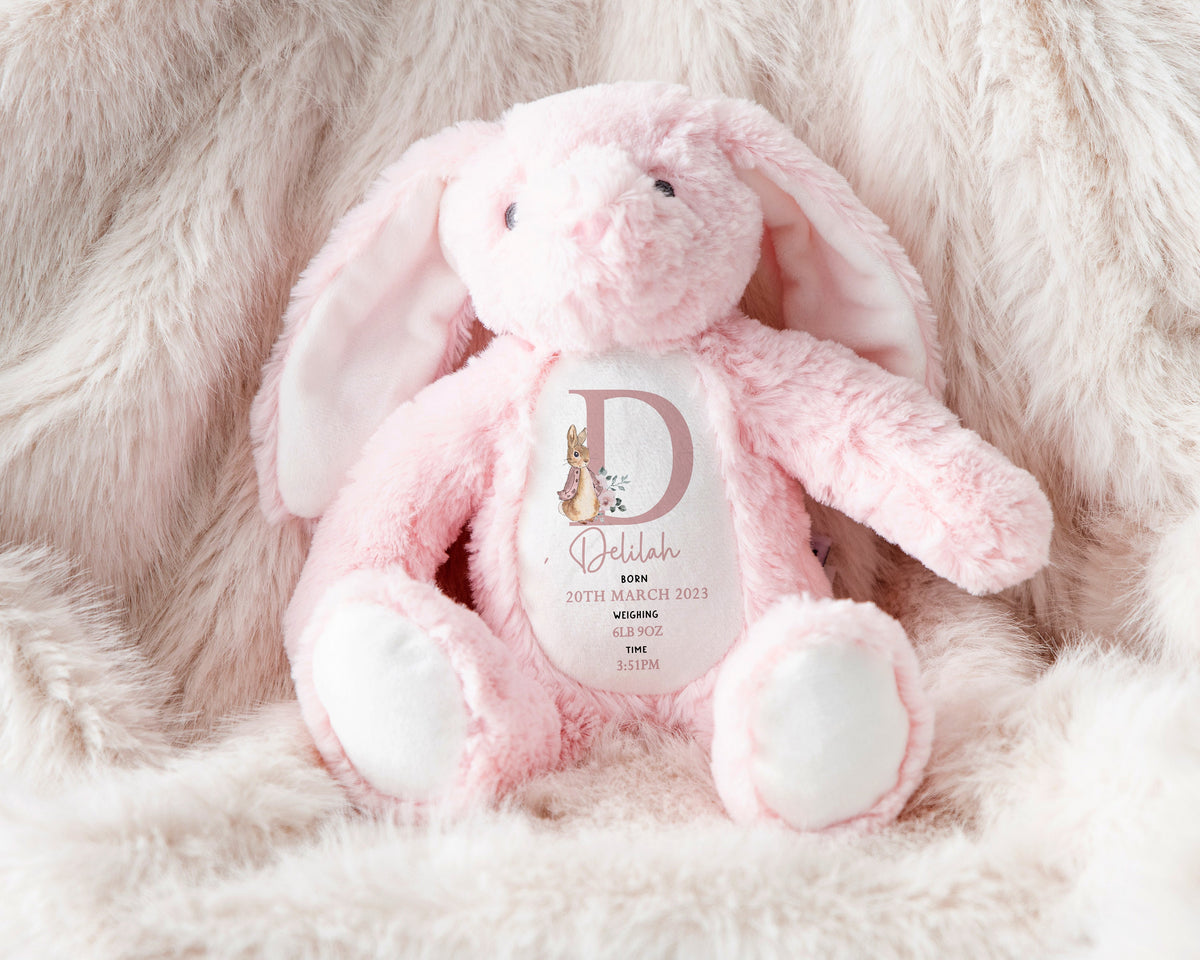 Personalised New Baby Soft Toy