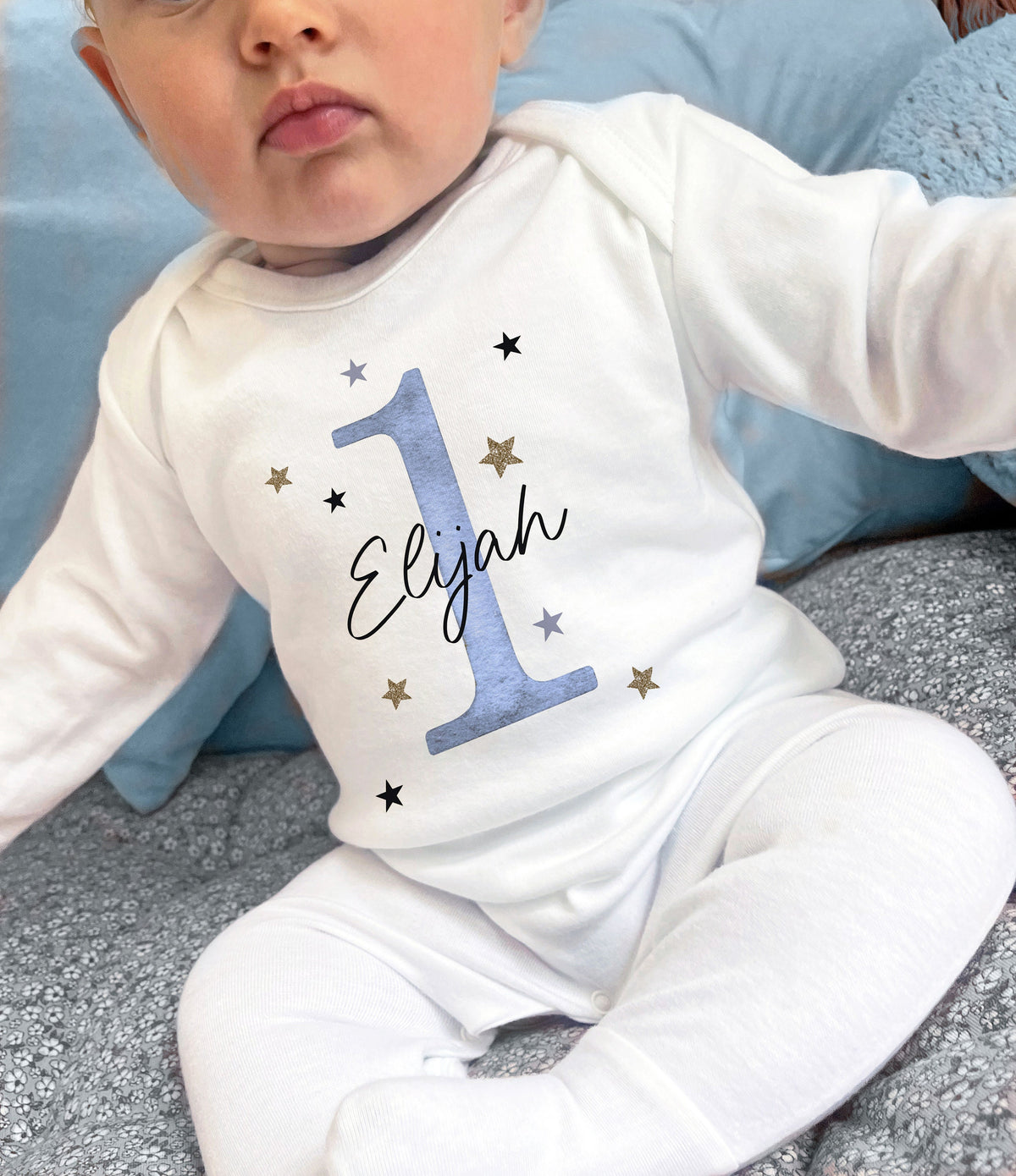 Personalised Number First Birthday T-Shirt & Outfit