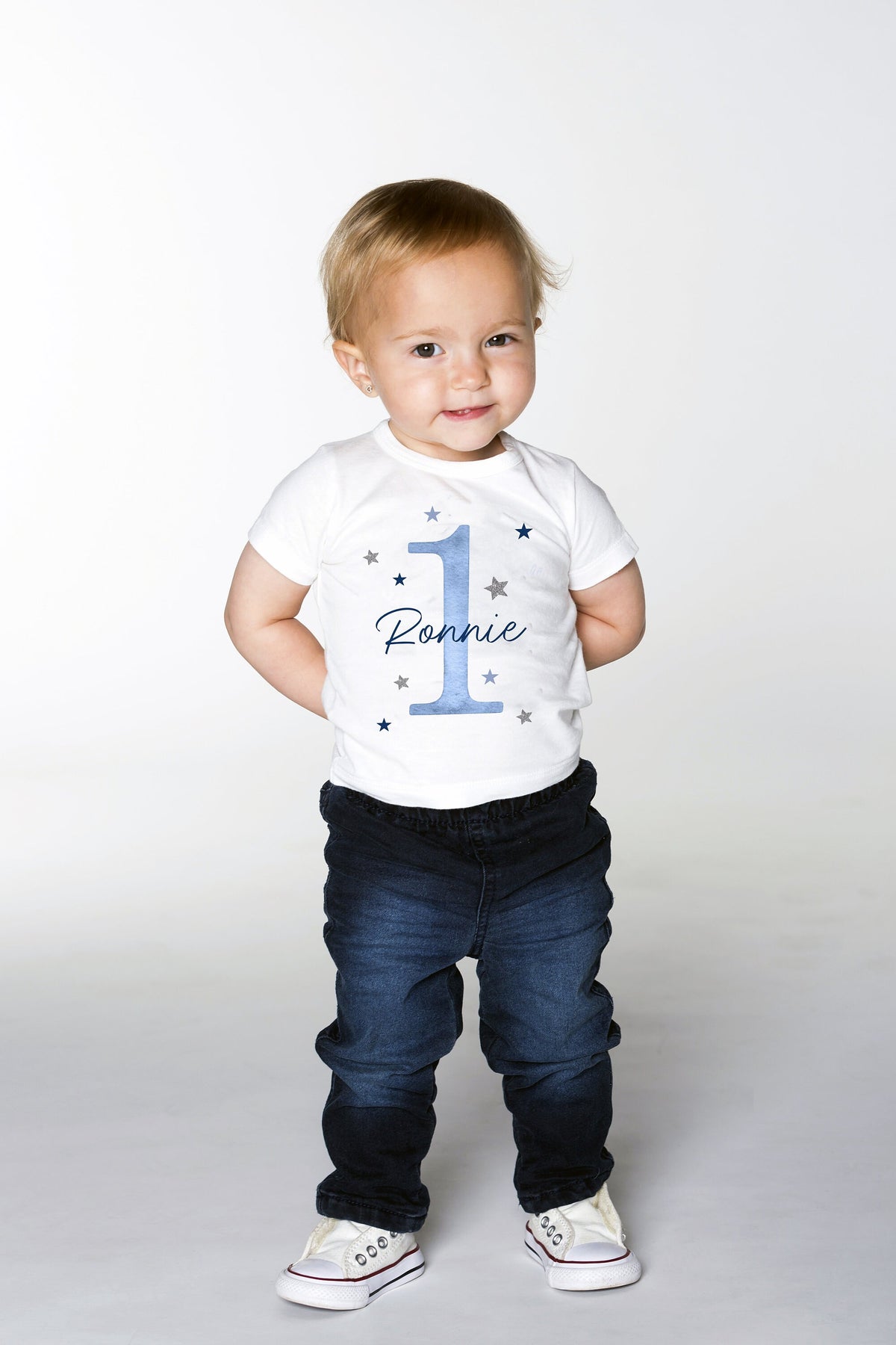 Personalised Number First Birthday T-Shirt & Outfit