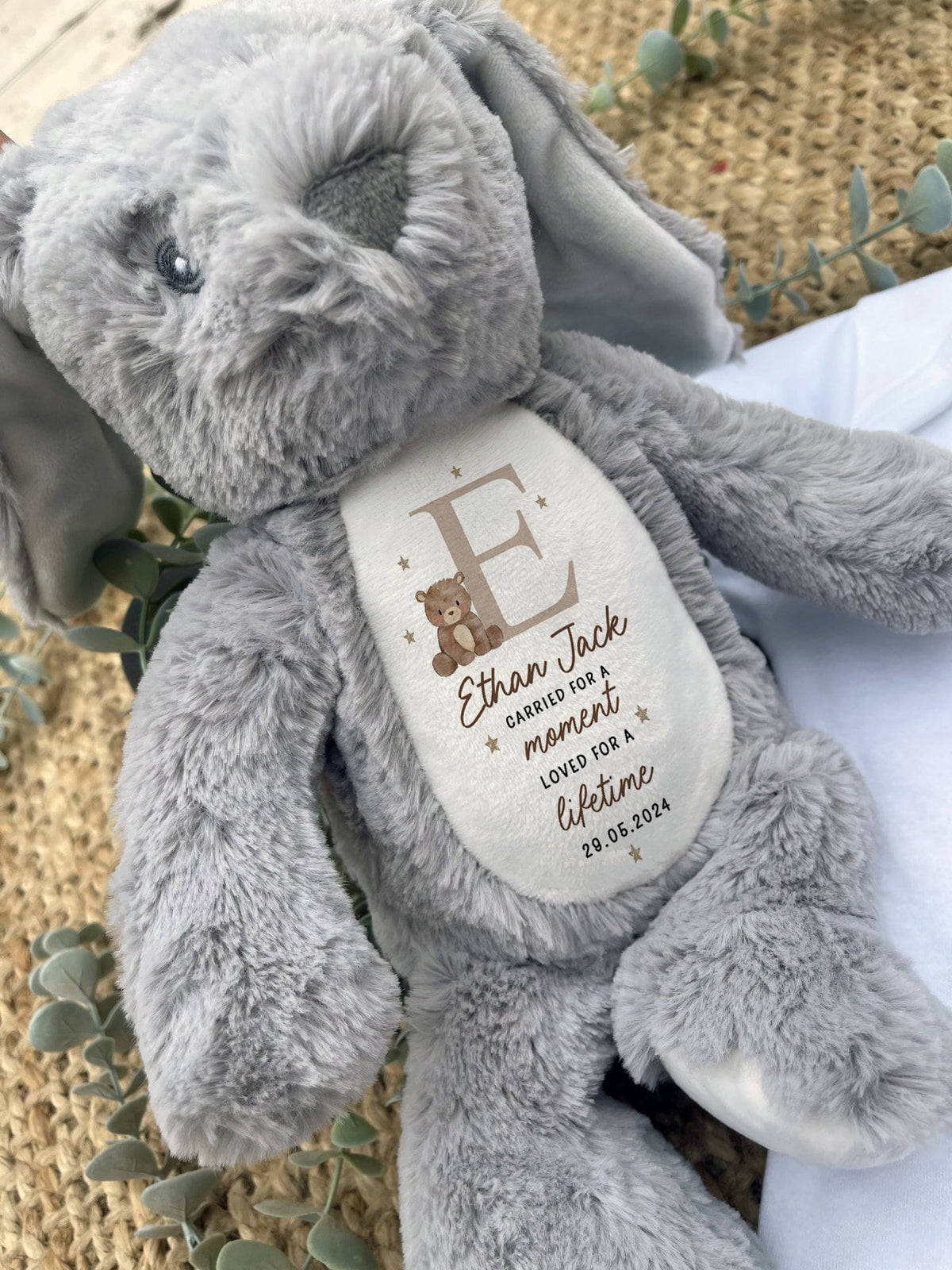 Personalised Baby Memorial Soft Toy