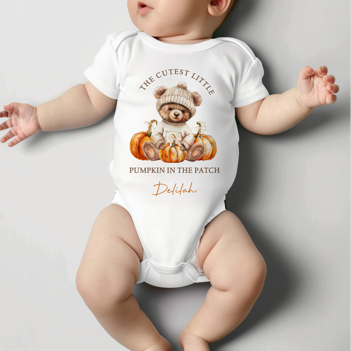 Personalised Cutest Pumpkin in the Patch Outfit