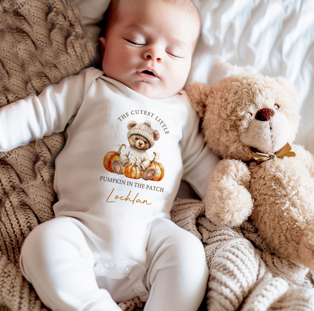 Personalised Cutest Pumpkin in the Patch Outfit