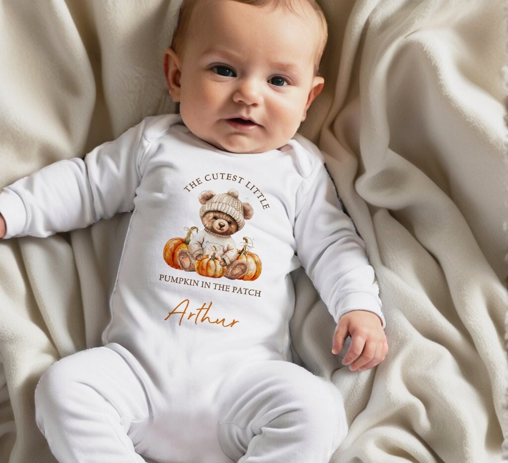 Personalised Cutest Pumpkin in the Patch Outfit