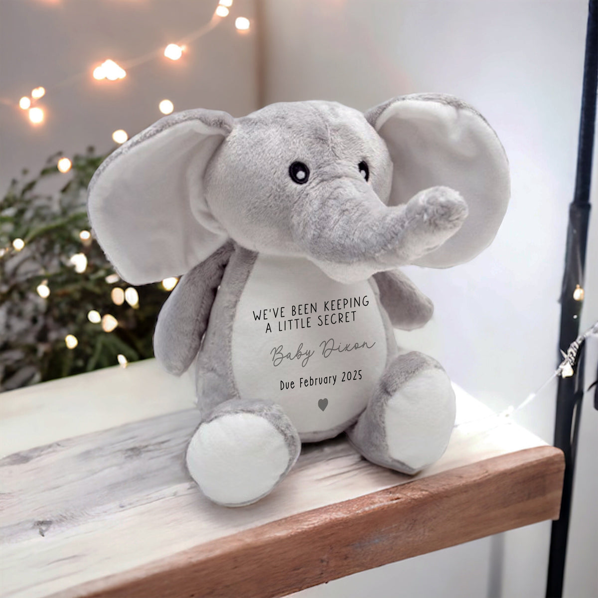 Personalised Baby Announcement Soft Toy