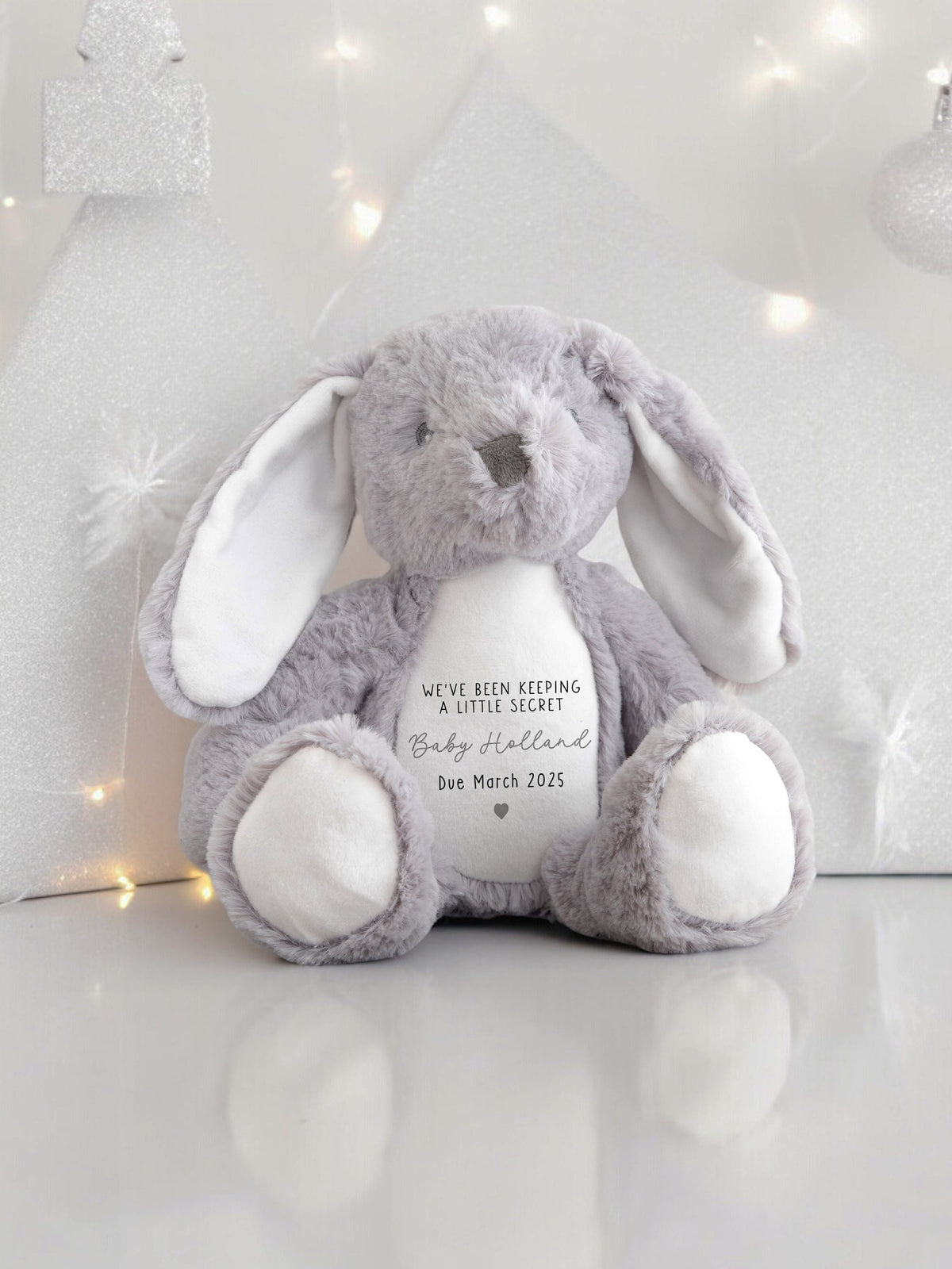 Personalised Baby Announcement Soft Toy