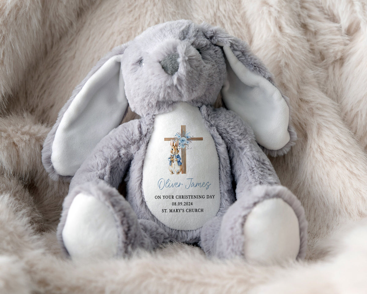 Personalised Christening Soft Toy