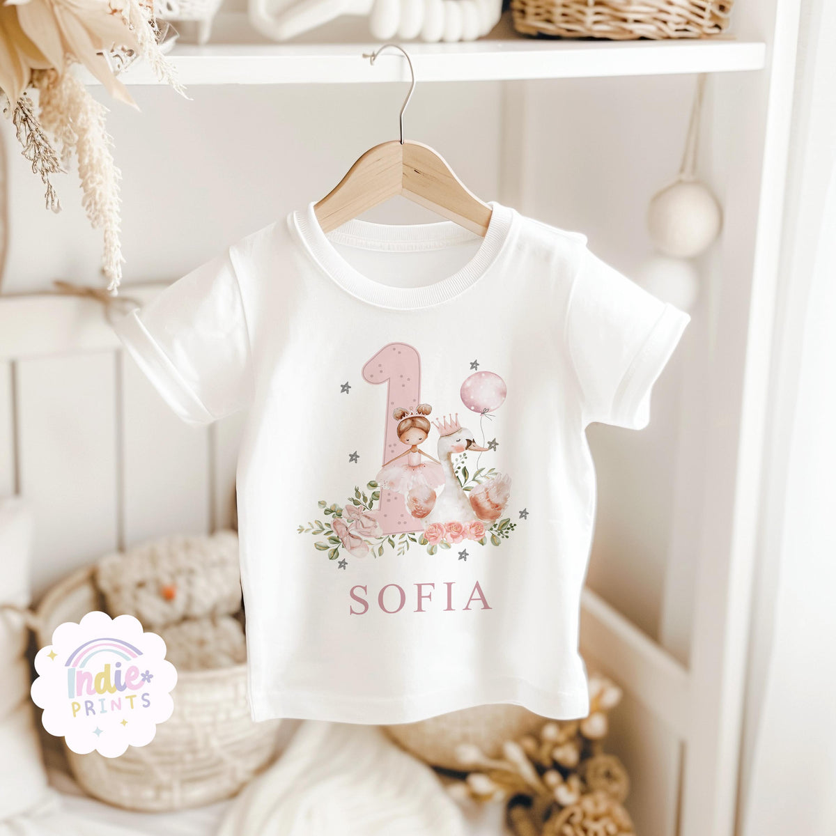 Personalised Ballerina First Birthday T-Shirt & Sweatshirt
