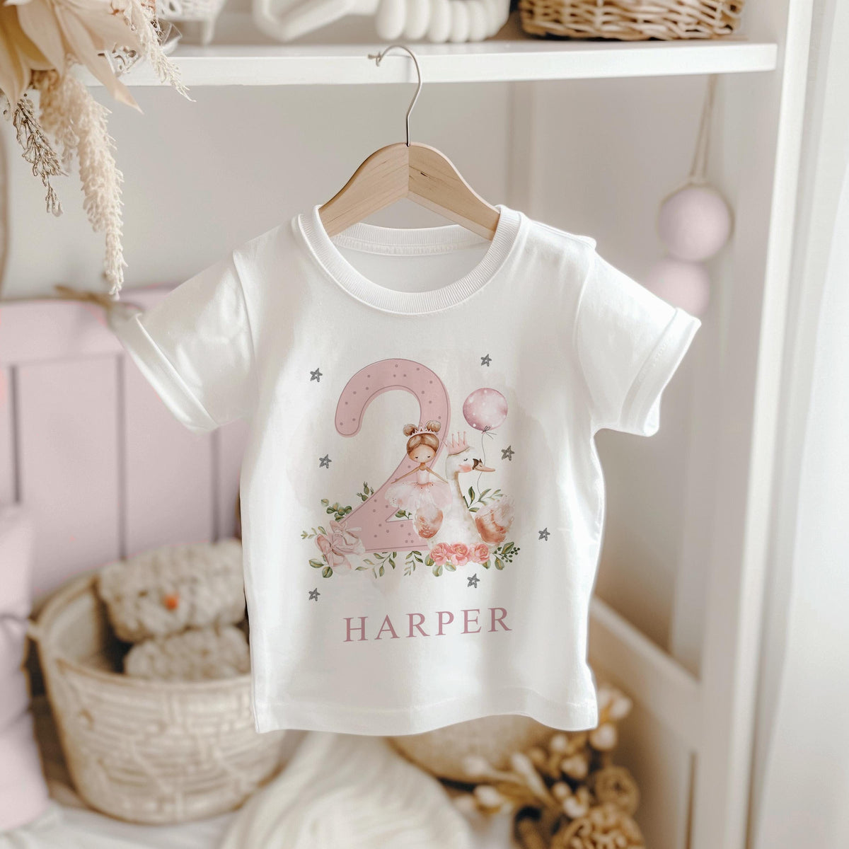 Personalised Girls’ Second Birthday Top