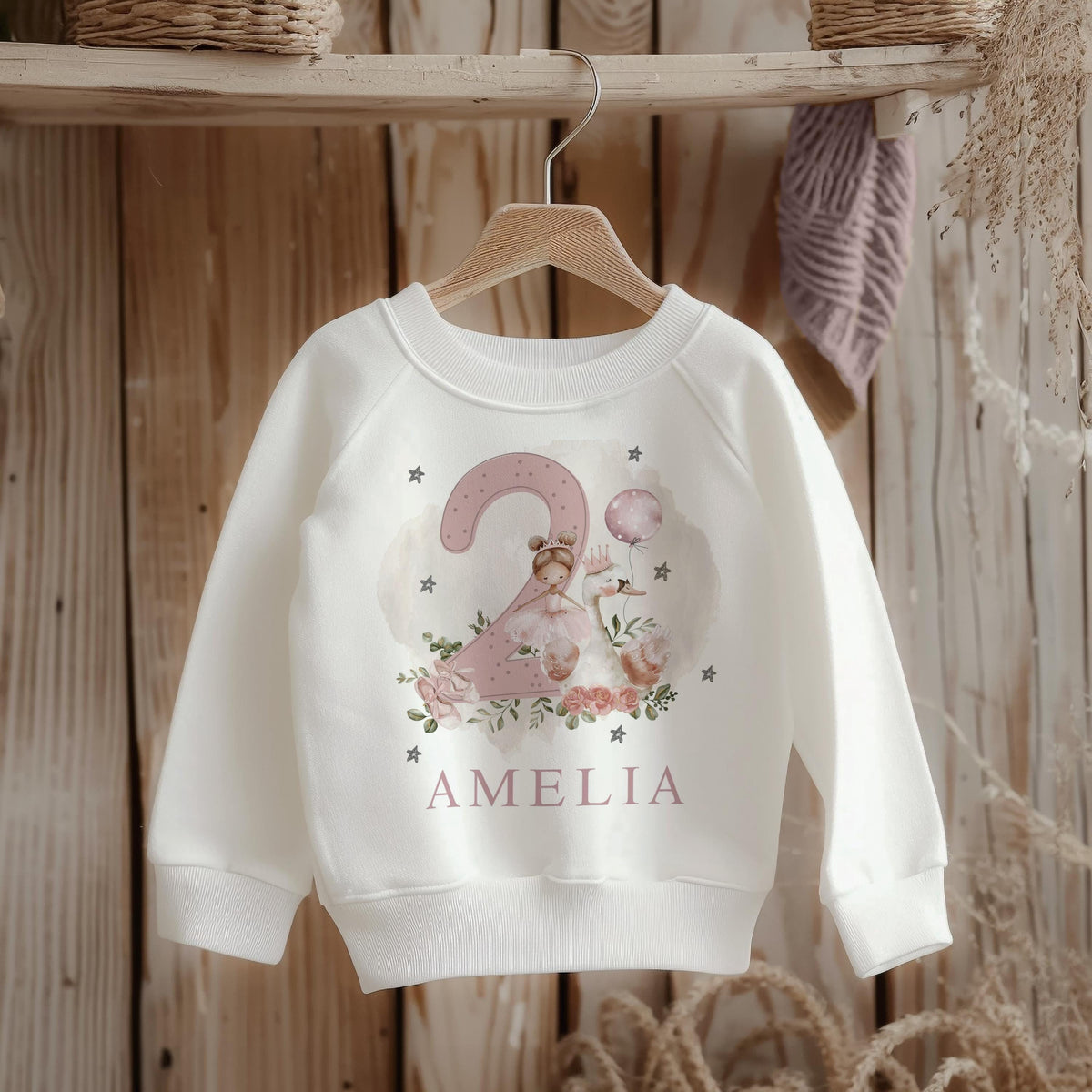 Personalised Girls’ Second Birthday Top