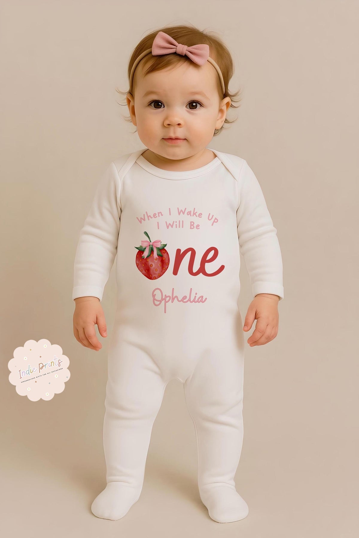 Personalised Berry First Birthday Pyjamas