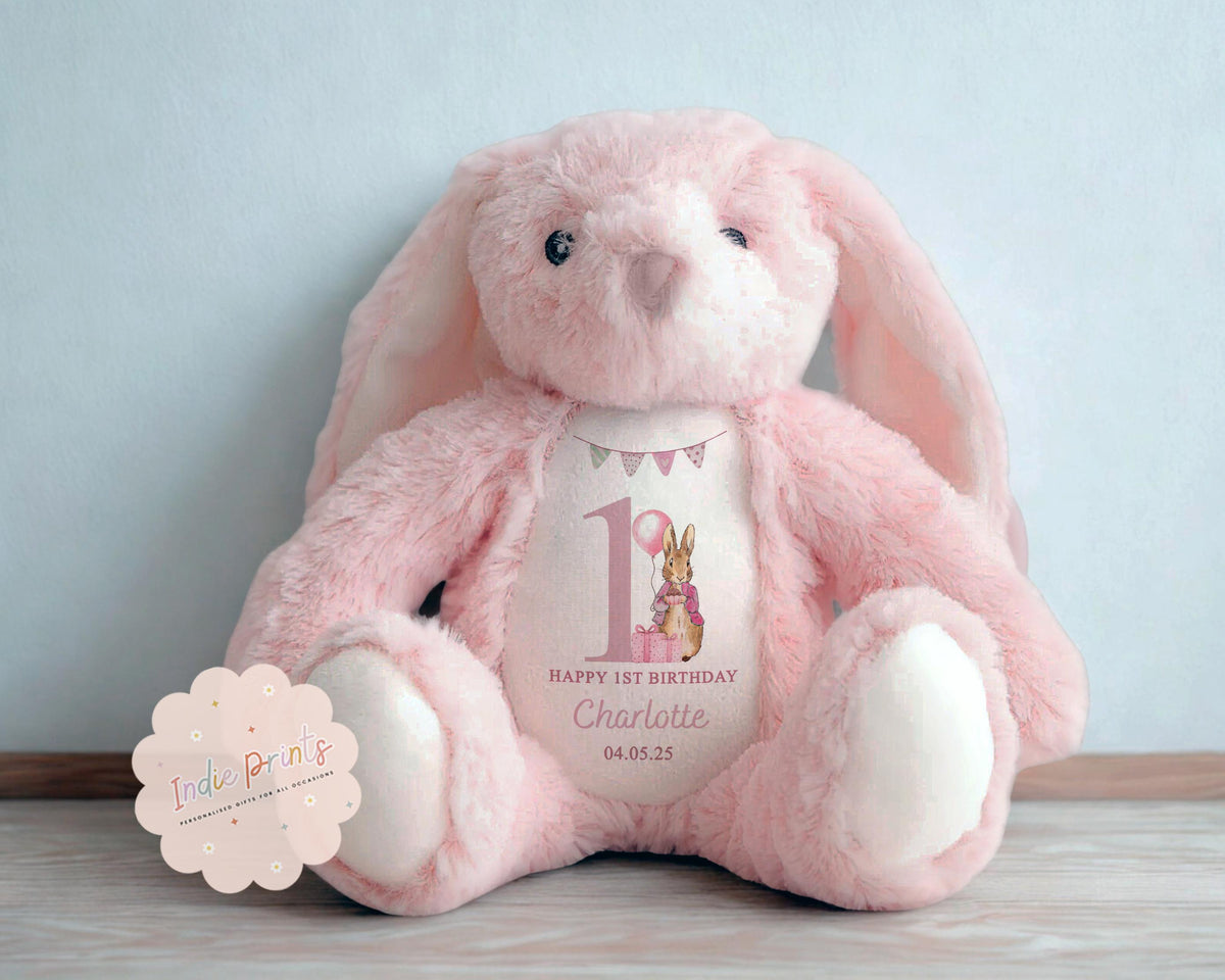 Personalised First Birthday Keepsake Soft Toy