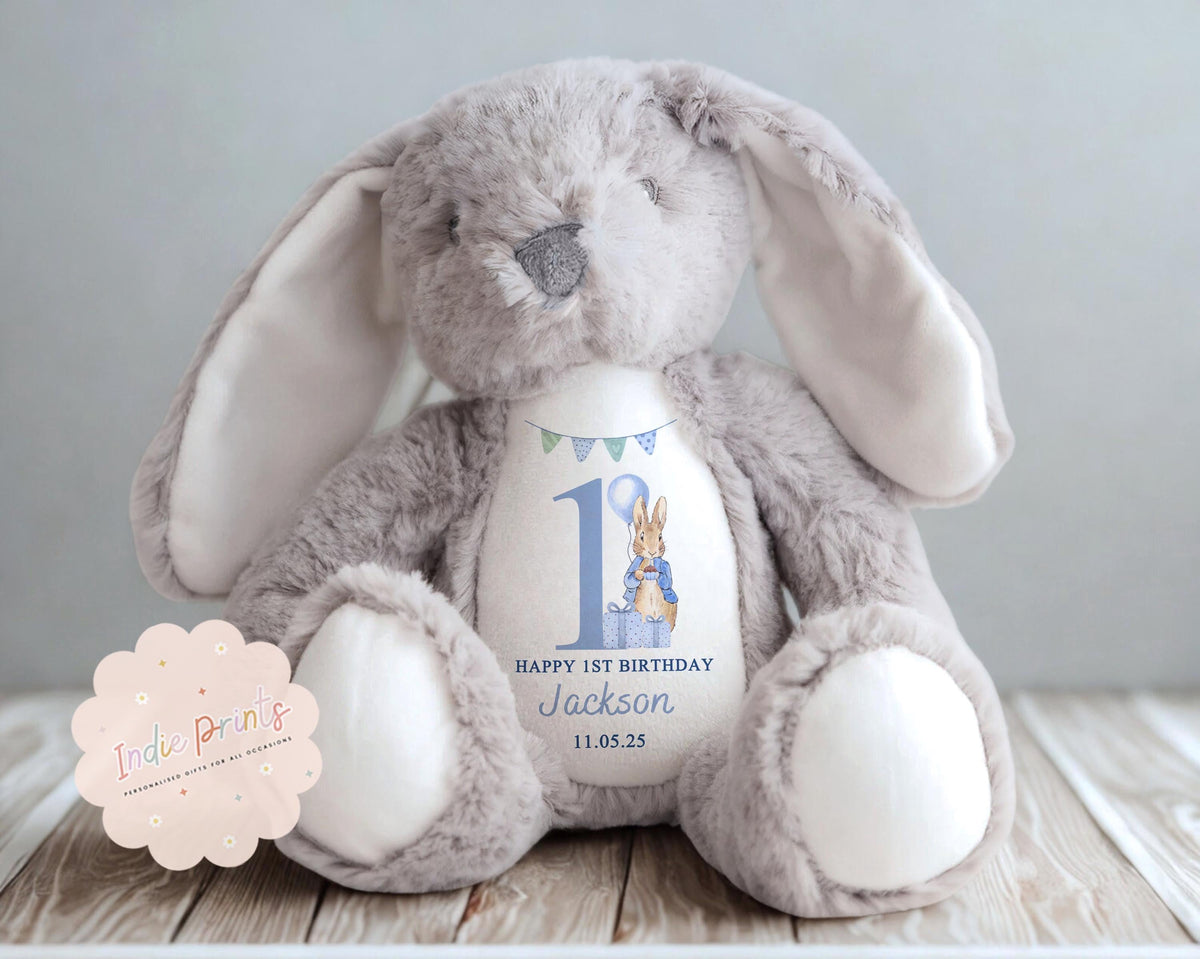 Personalised First Birthday Keepsake Soft Toy
