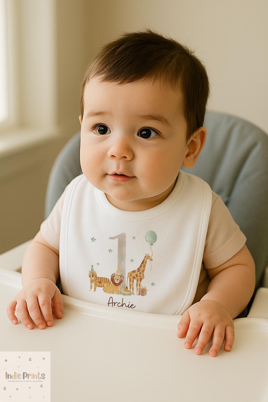 Personalised Wild One Safari First Birthday Outfit