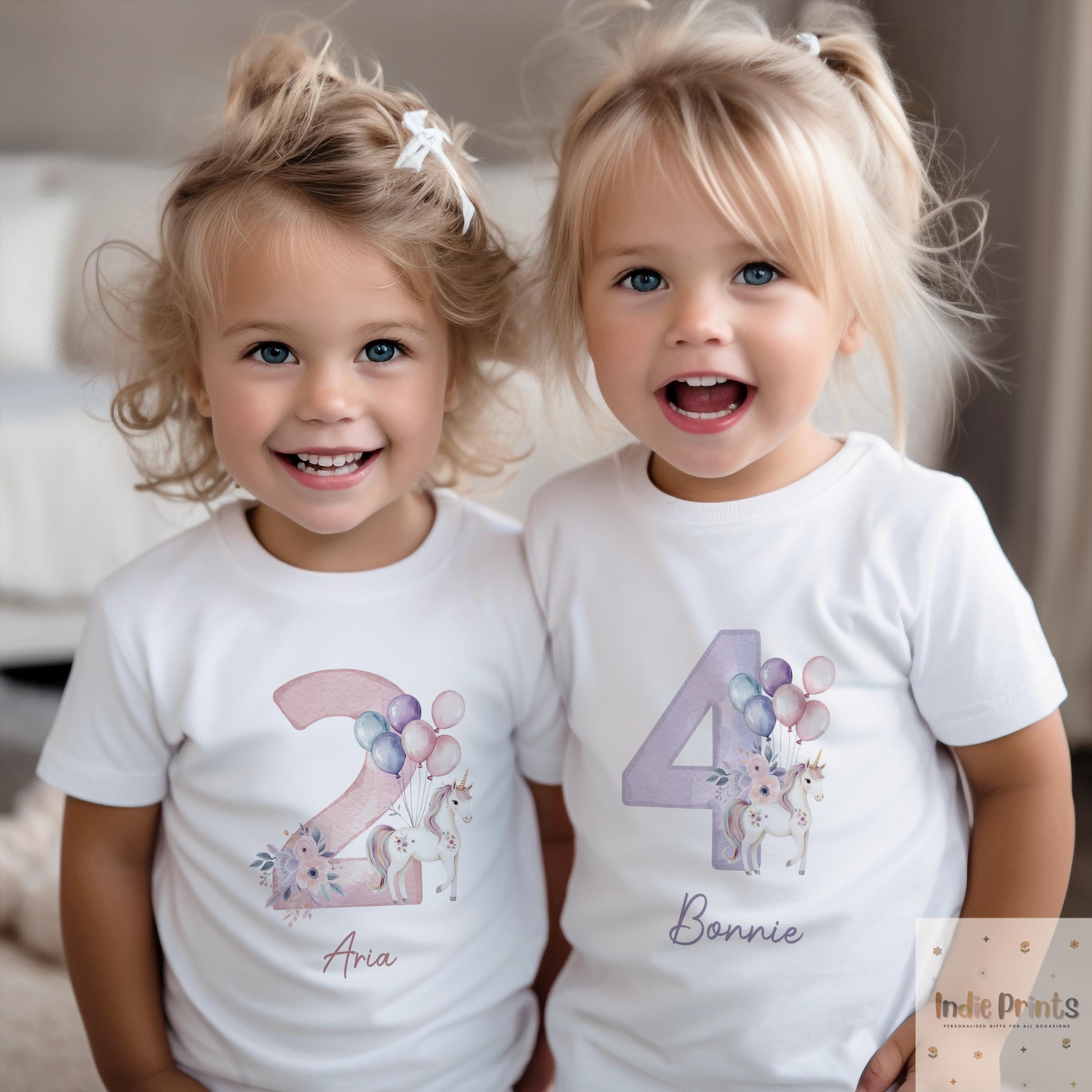 Personalised Girls’ Birthday Pyjamas & T-Shirt