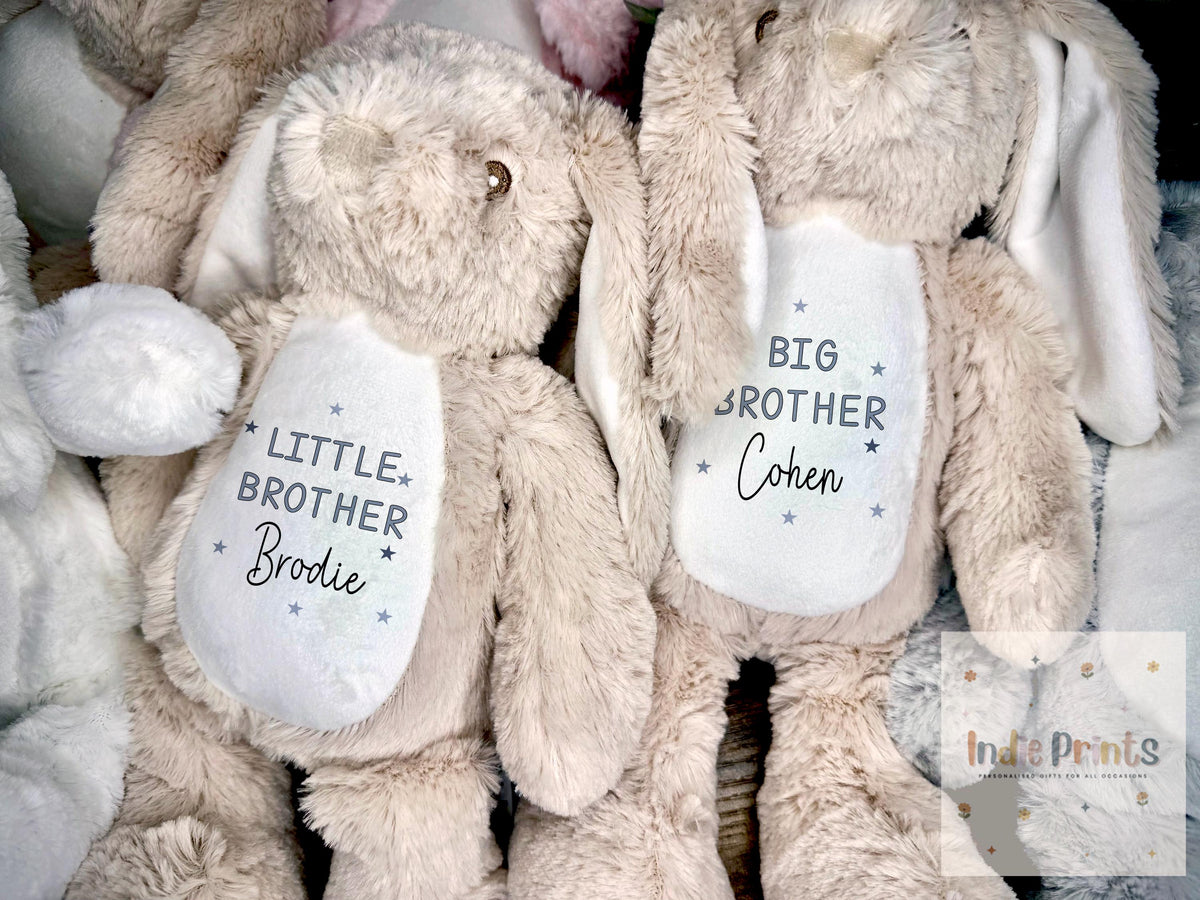 Personalised Big & Little Brother Soft Toys