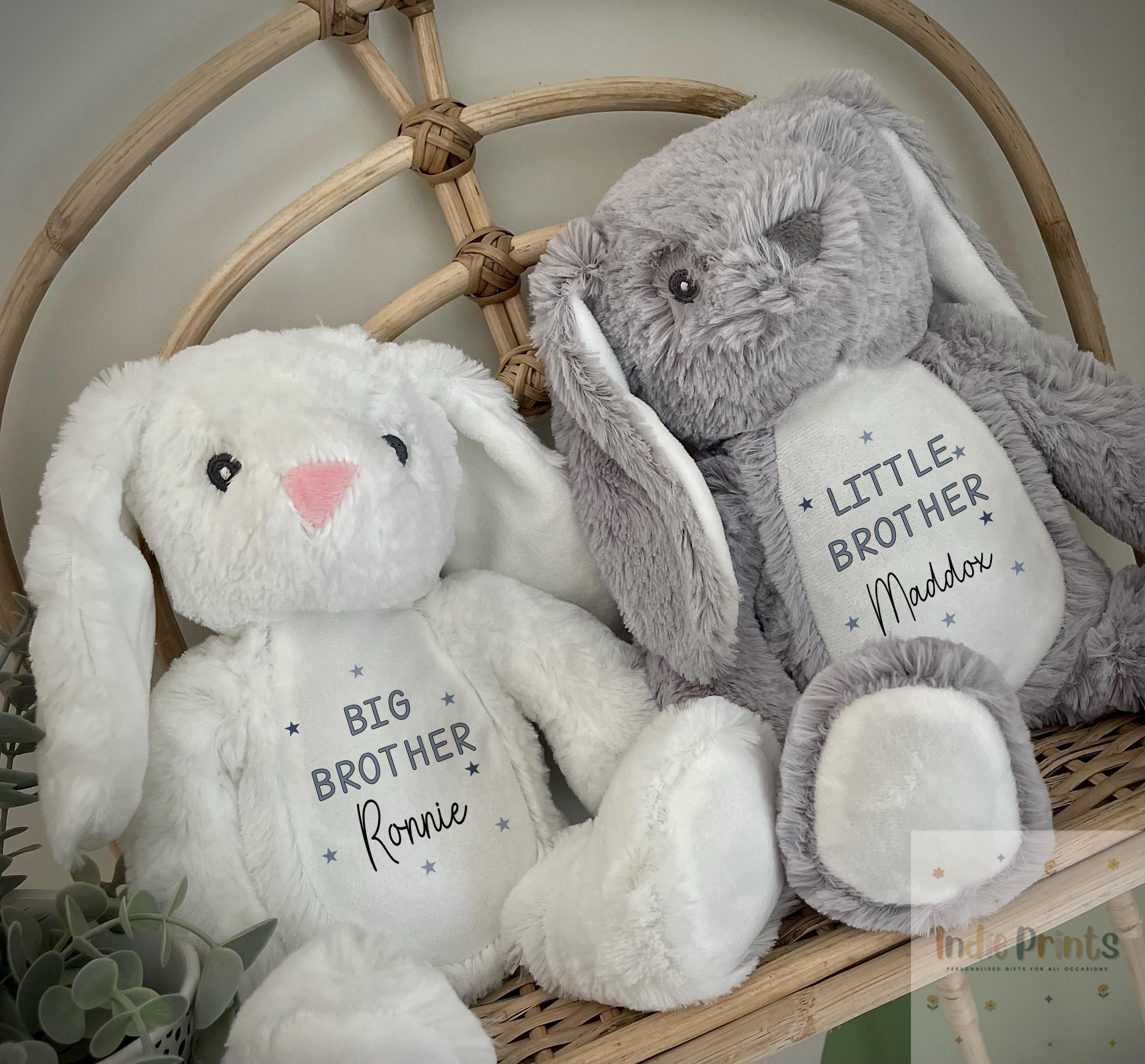 Personalised Big & Little Brother Soft Toys