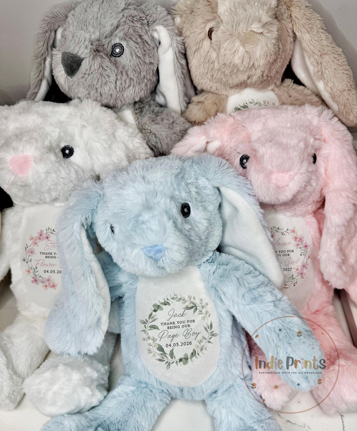 Personalised Page Boy & Flower Girl Proposal Soft Toy