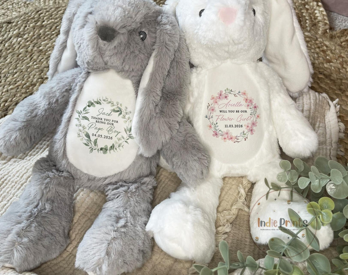 Personalised Page Boy & Flower Girl Proposal Soft Toy