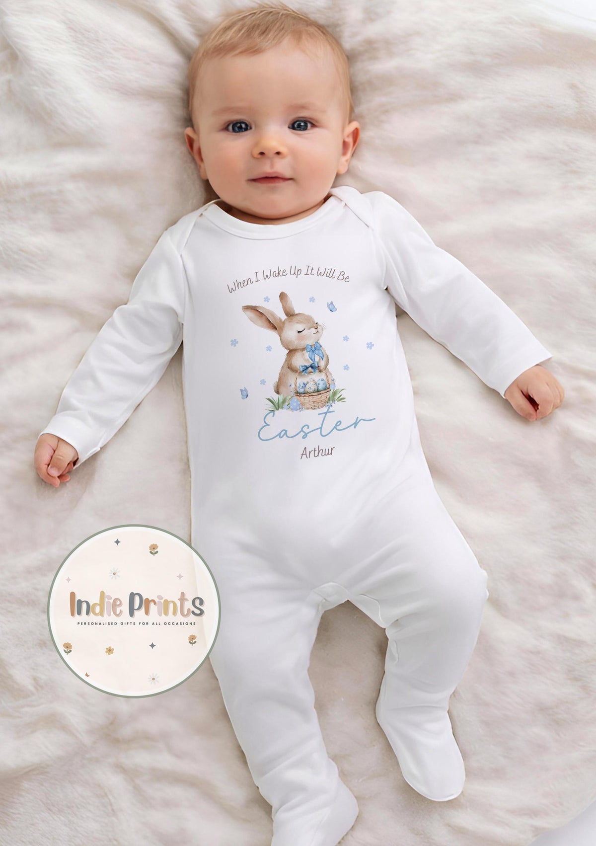 Personalised Children’s Easter Pyjamas and Baby Outfit