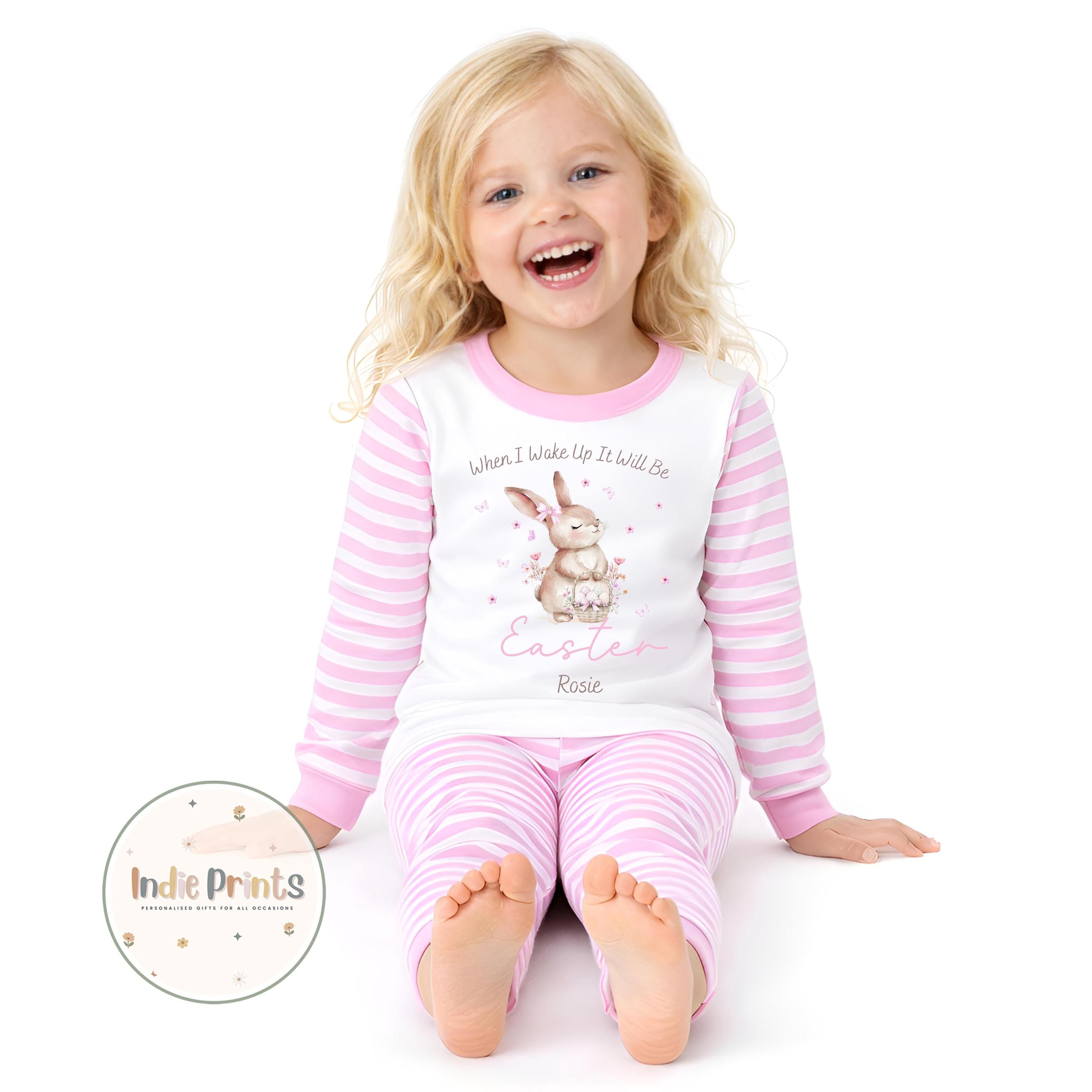 Personalised Children’s Easter Pyjamas and Baby Outfit