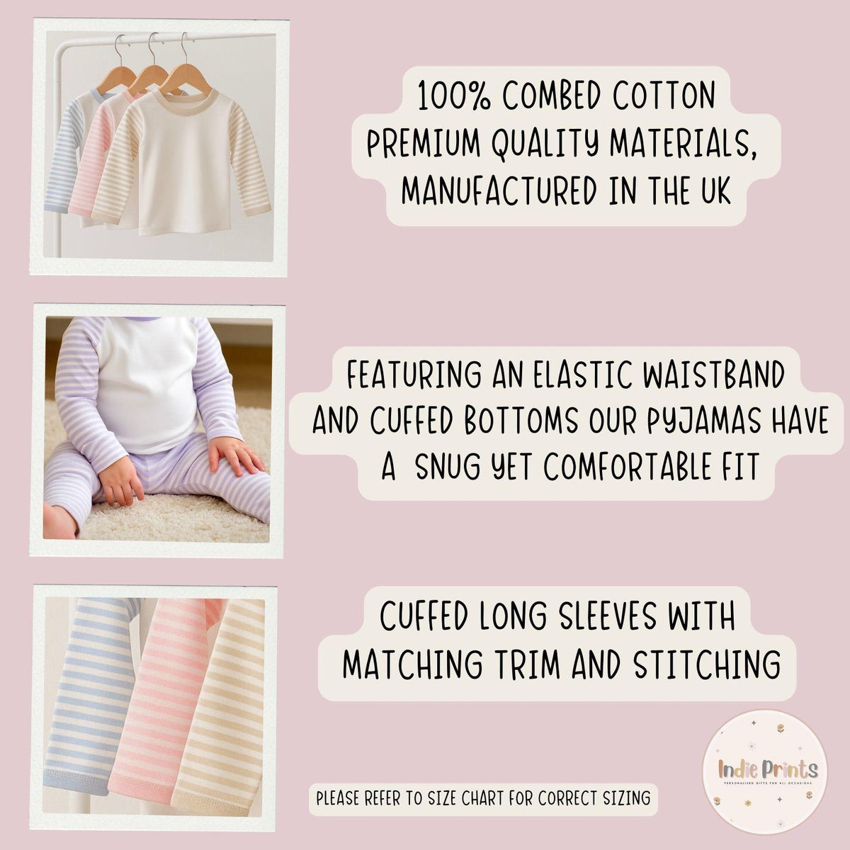Personalised Children’s Easter Pyjamas and Baby Outfit