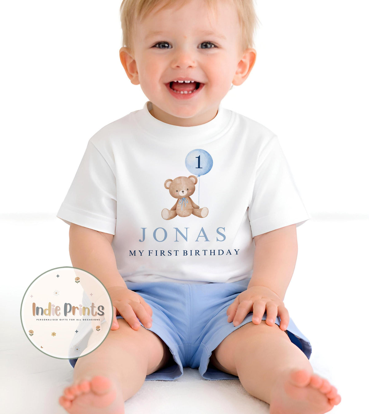Personalised Bear First Birthday Sweatshirt & Outfit