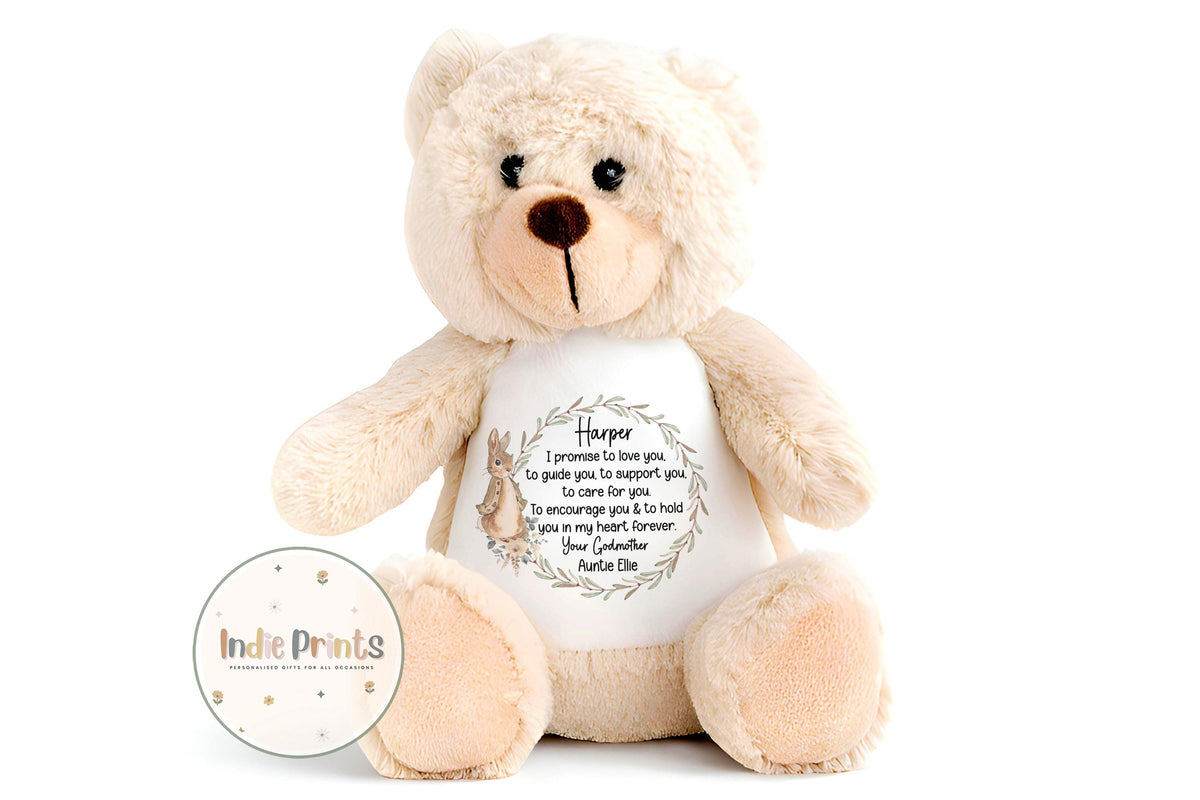 Personalised Christening & Baptism Soft Toy